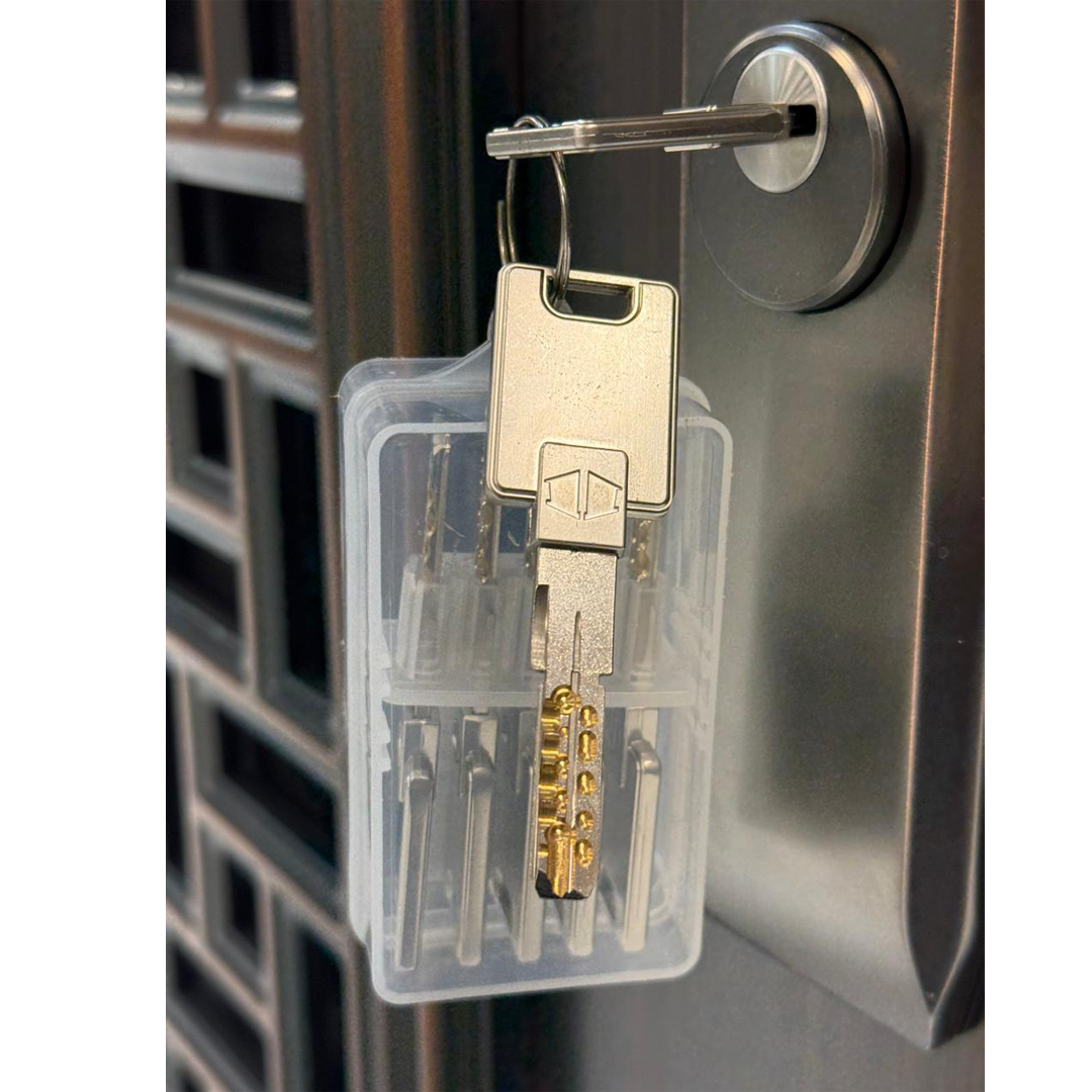 Thumbnail image showing various circular door material samples in different colors